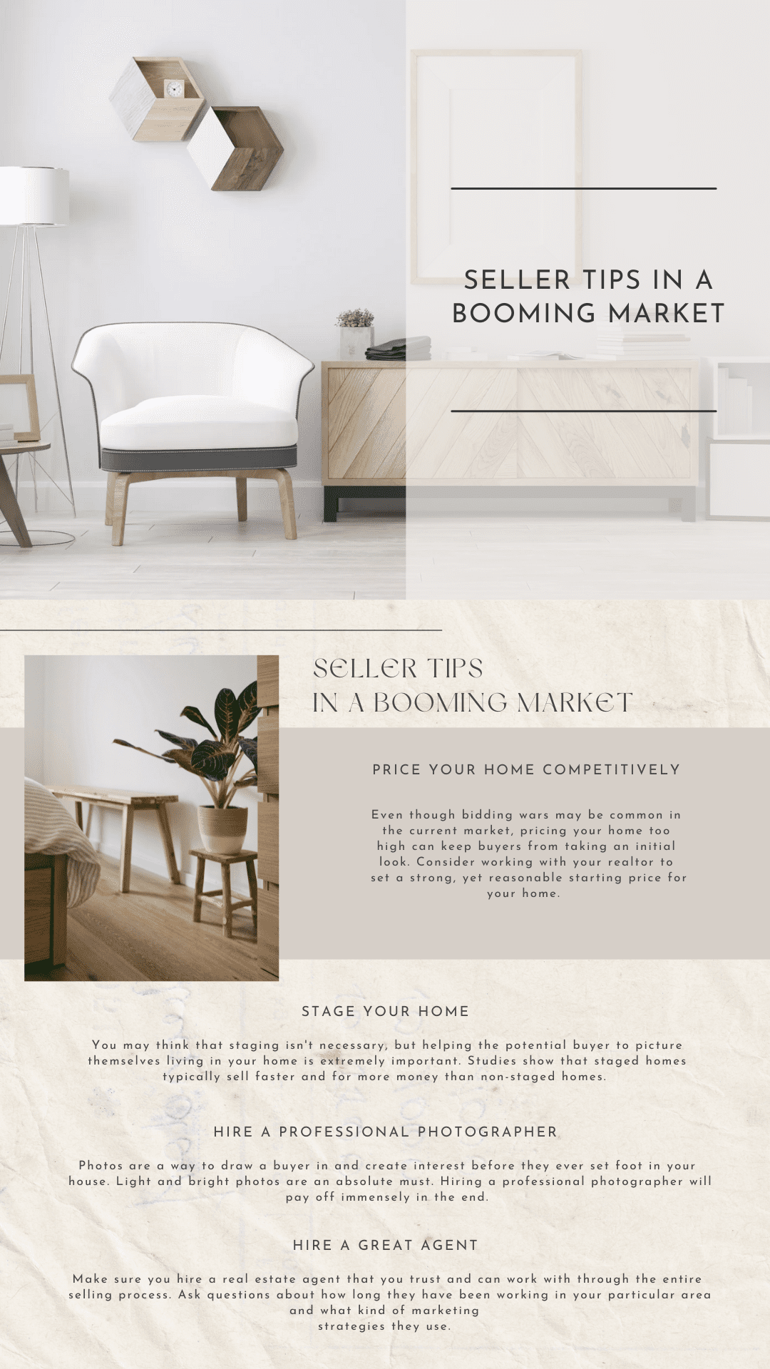 Blog 005 seller tips in a booming market