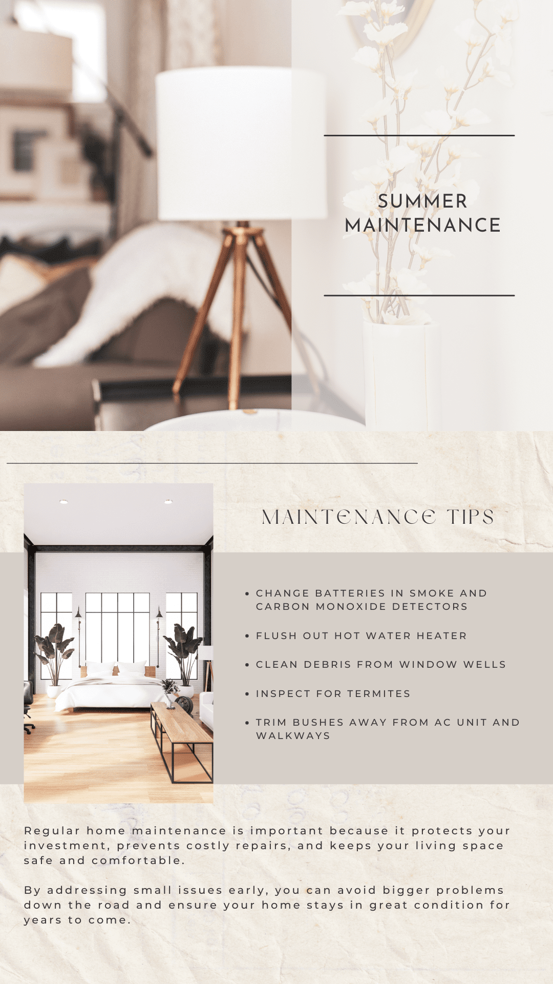 Blog 008 summer maintenance